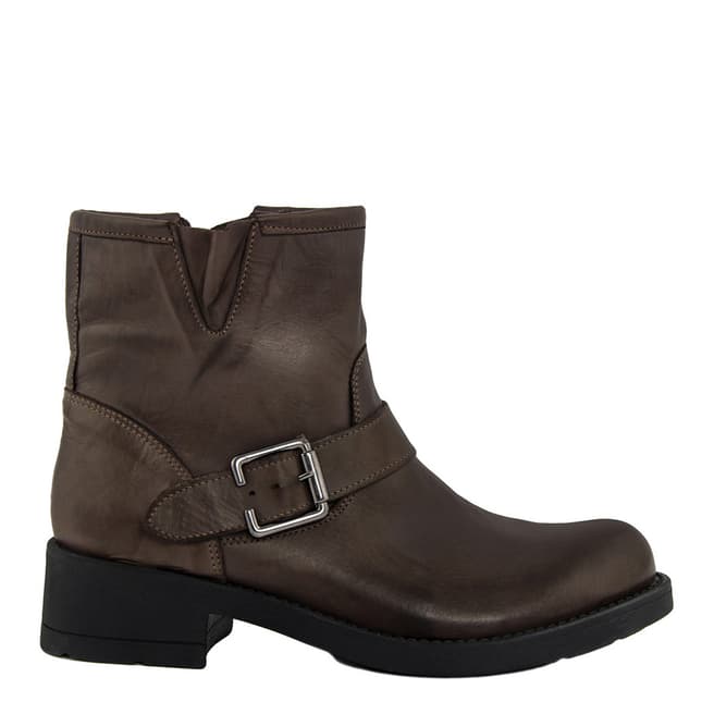 Pelledoca Brown Lory Leather Ankle Boot