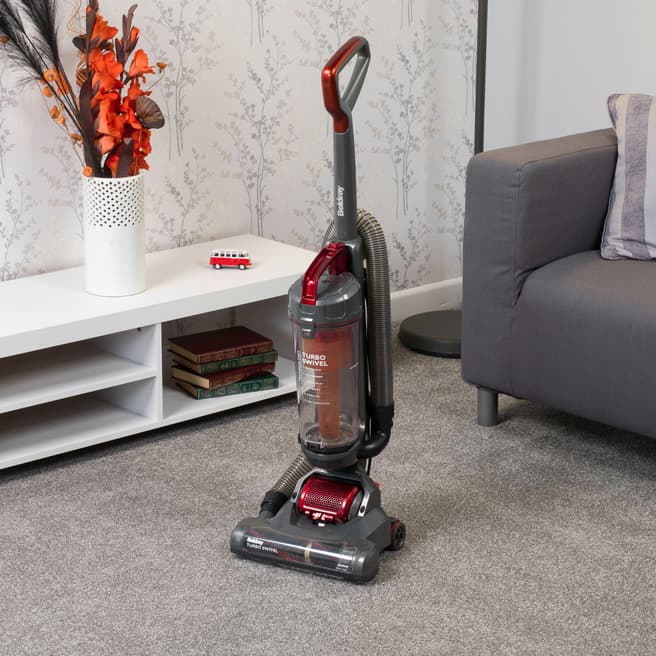 Beldray Turbo Swivel Lite Upright Vacuum Cleaner with Multidirectional Body, 400W