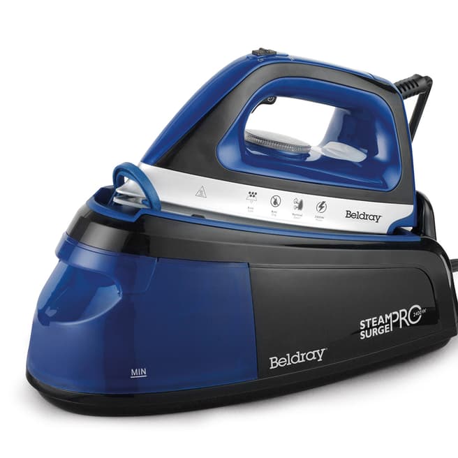 Beldray Blue Steam Surge Pro Iron with Vertical Steaming
