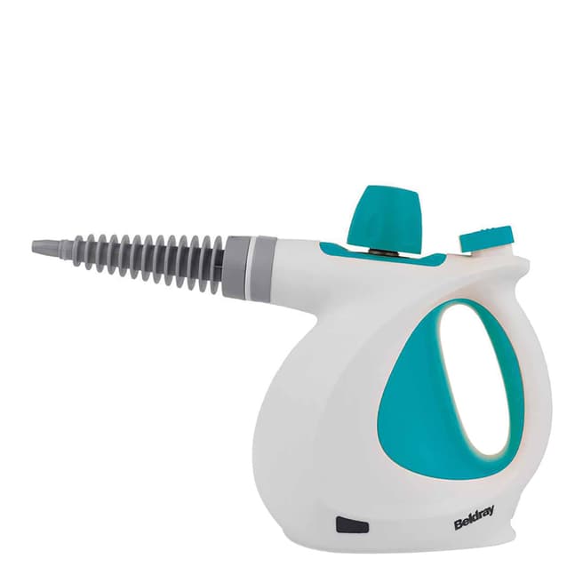 Beldray Turquoise 10-in-1 Handheld Steam Cleaner