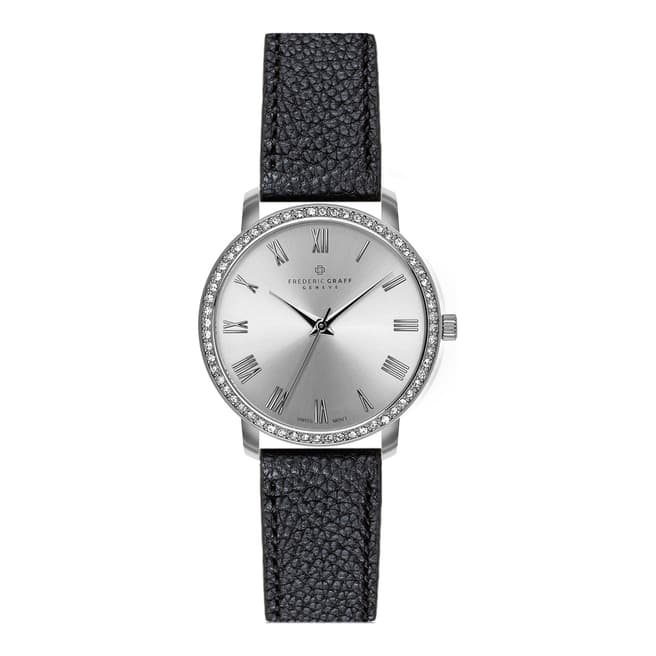 Frederic Graff Women's Silver Ruinette Silver Mesh Watch with Interchangeable Strap 18 mm