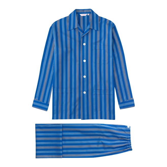 DEREK ROSE Royal 208 Blue Men's Ew Pyjama Set