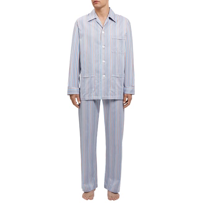 DEREK ROSE Wellington 47 Blue Men's Ew Pyjama Set