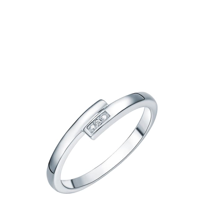 Tess Diamonds Silver Diamond Ring