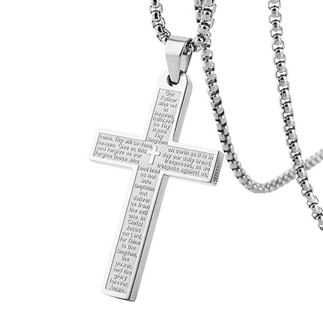Stephen Oliver Silver Cross Necklace