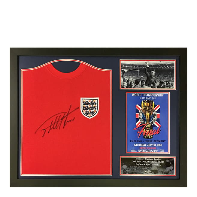 Allstar Signings Sir Geoff Hurst Signed England 1966 Shirt