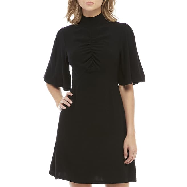 Free People Black Be My Baby Solid Dress