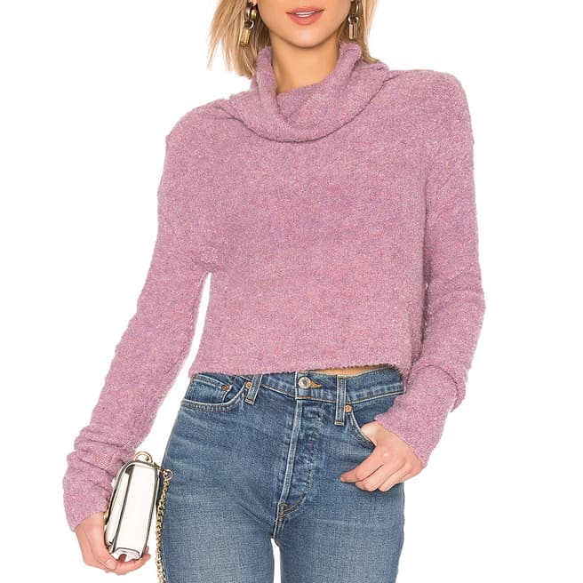 Free People Pink Stormy Pullover Jumper