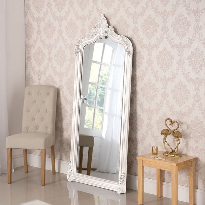Yearn White Rectangle Mirror 182x76cm