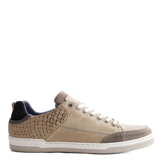 NoGRZ Taupe W.Burn Leather Sneaker