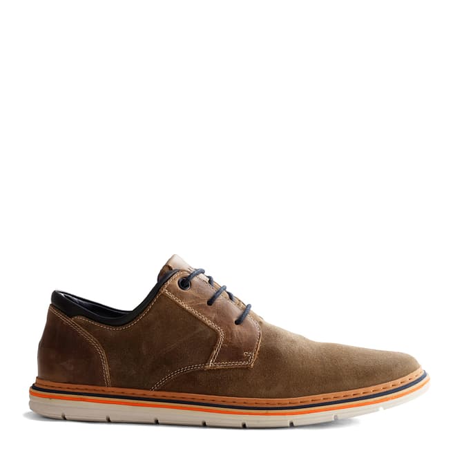 Travelin' Brown Kempston Leather Shoe