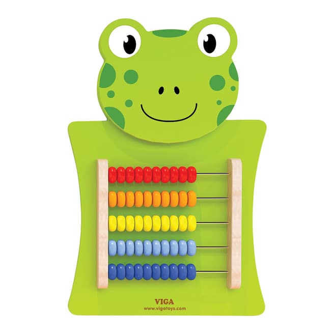 Viga Toys Frog Abacus Wall Game