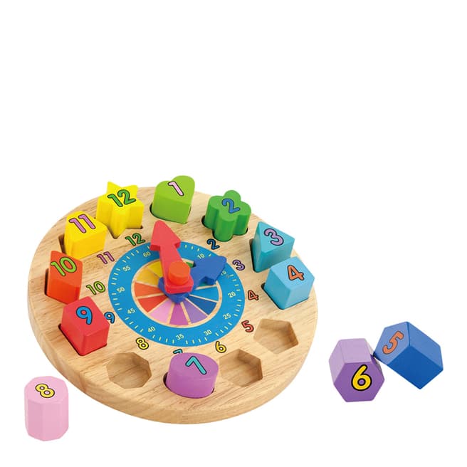 Viga Toys Clock Shape Sorting Puzzle