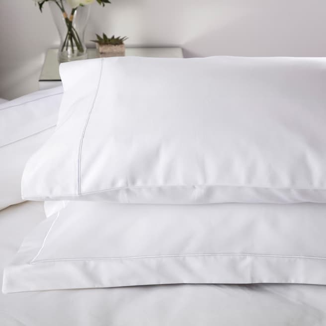 Belledorm 1500TC Oxford Pillowcase, White