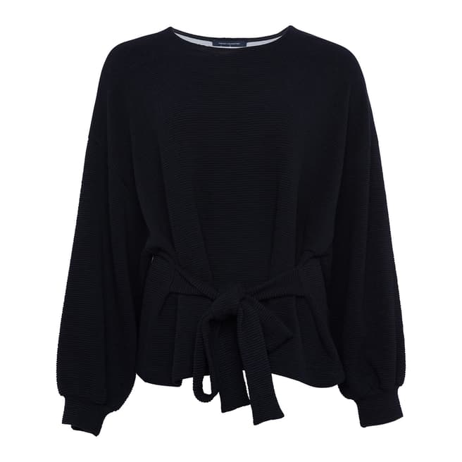 French Connection Navy Freya Texture Jumper