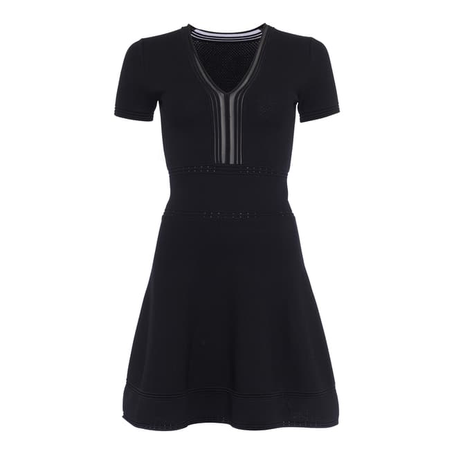 French Connection Black Ellie Knit Dress