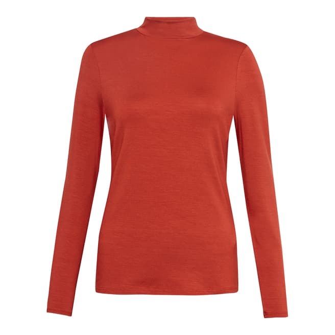 French Connection Red Fira Slinky Jersey Top