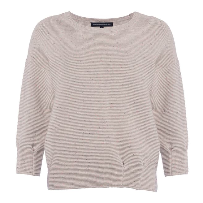 French Connection Grey Ottoman Mozart Jumper