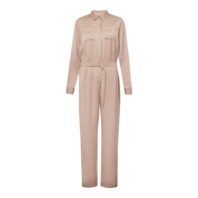 French Connection Blush Enid Crepe Jumpsuit