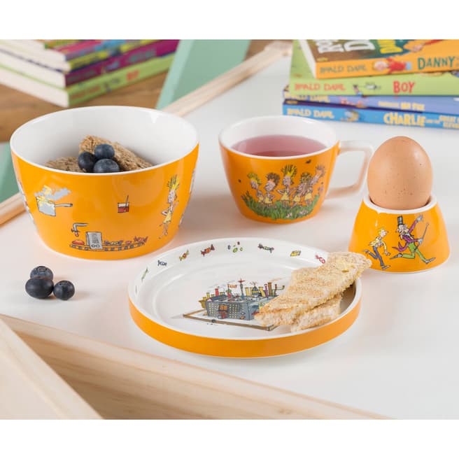 Roald Dahl 5 Piece Charlie & The Chocolate Factory Stacking Breakfast Set