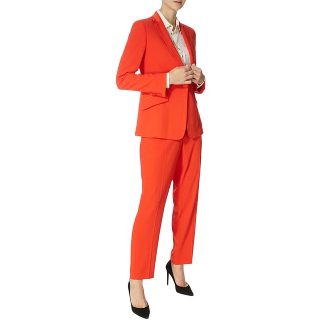 Karen Millen Red Sharp Suit Jacket