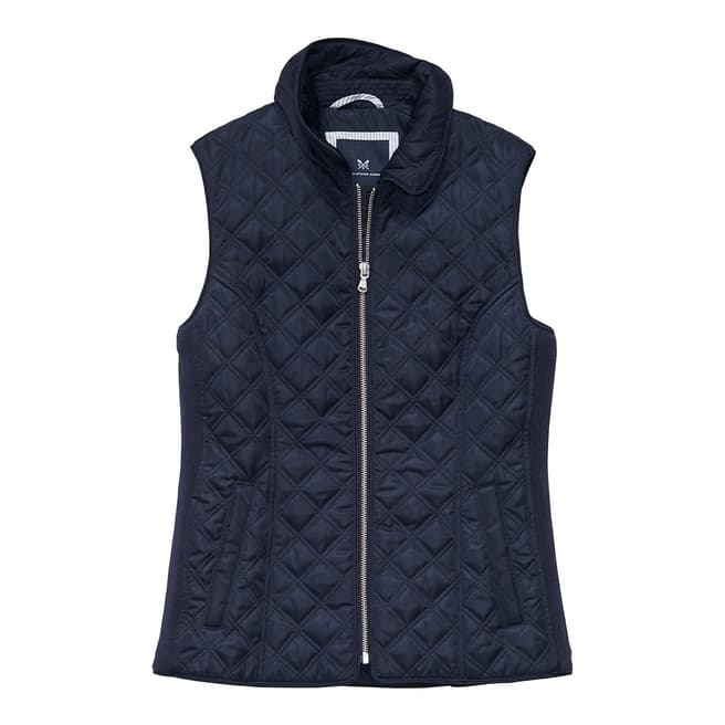 Crew Clothing Dark Navy Forres Quilted Gilet 