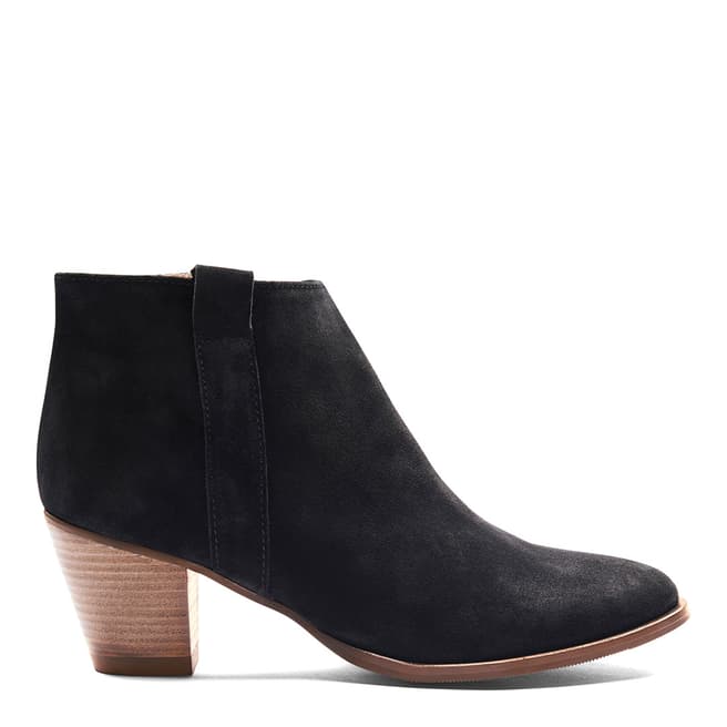 Crew Clothing Black Suede Isabelle Boot 