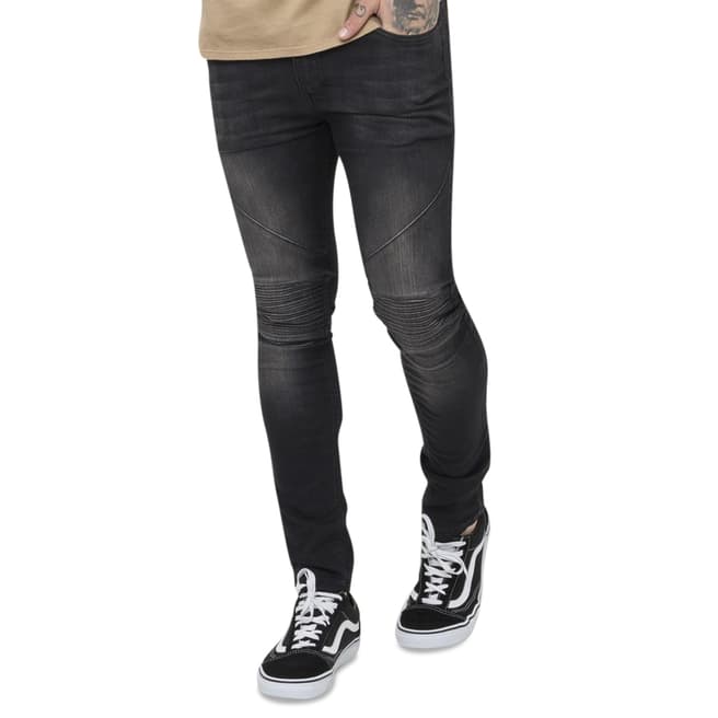 Religion Washed Black Crypt Jeans