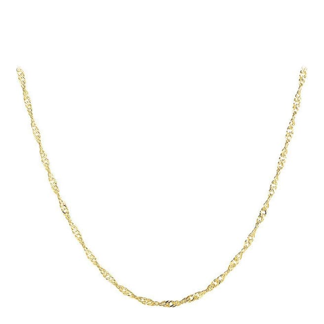 Ma Petite Amie Gold Plated Chain Necklace