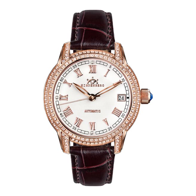 Hindenberg Women's Brown/Rose Gold Duchess Watch