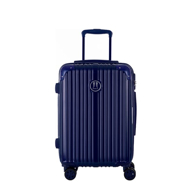 Berenice Luggage Navy Uriel 4 Wheel Cabin Suitcase 55cm