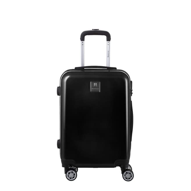 Berenice Luggage Black Hermes 4 Wheel Cabin Suitcase 55cm