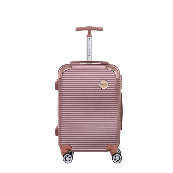 Berenice Luggage Rose Horus 4 Wheel Cabin Suitcase 55cm