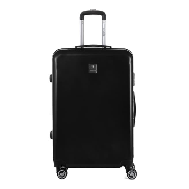 Berenice Luggage Black Hermes Large 4 Wheel Suitcase 75cm