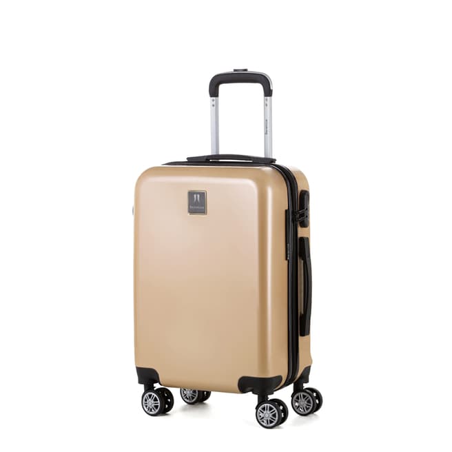 Berenice Luggage Mocha Hermes 4 Wheel Cabin Suitcase 55cm