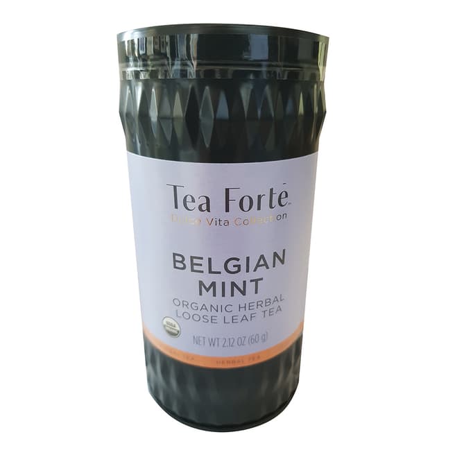Tea Forte Belgian Mint Loose Tea Canister