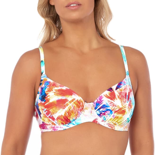 Seaspray Pink/Multi Paradise Underwired Bikini Top