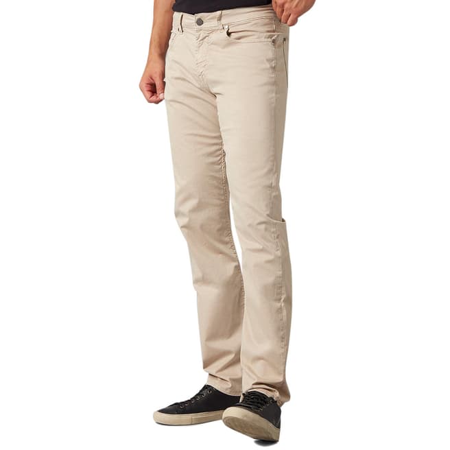 7 For All Mankind Beige Light Weight Slimmy Chinos