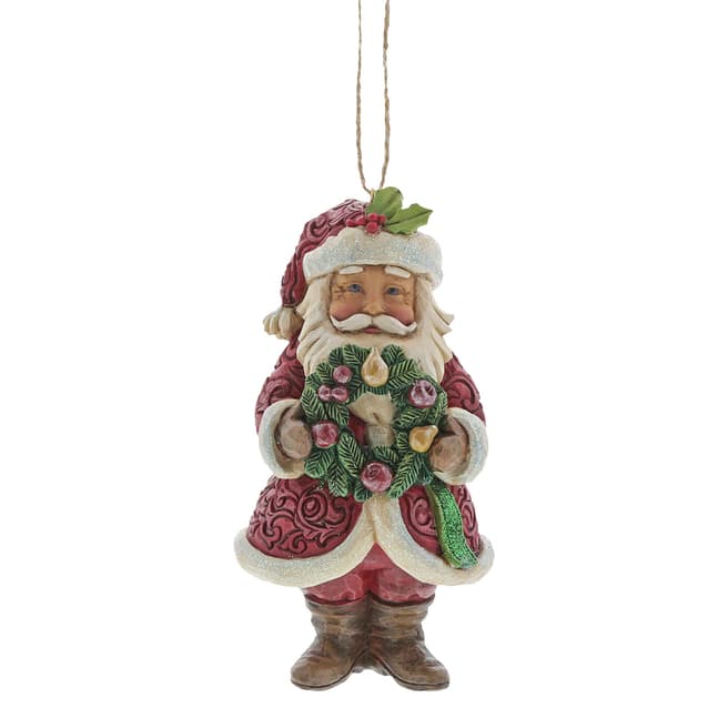 Jim Shore Winter Wonderland Santa Hanging Ornament