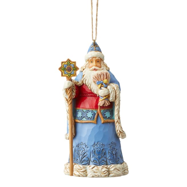 Jim Shore Ukrainian Santa Hanging Ornament