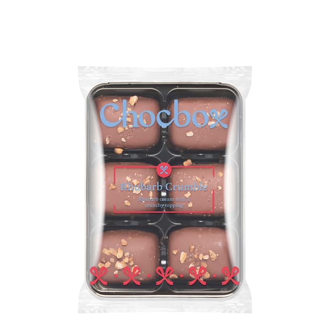 Choc Box Bundle of 6- 6 Piece Rhubarb Crumble Chocolates