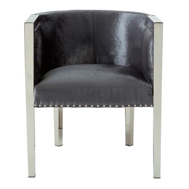 Serene Furnishings Aria Charcoal Accent Chair