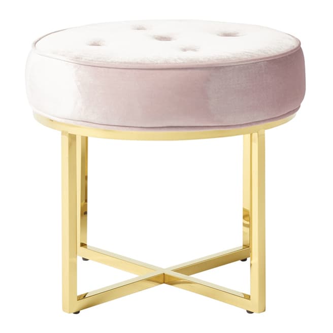 Serene Lena Pink with Gold Stool