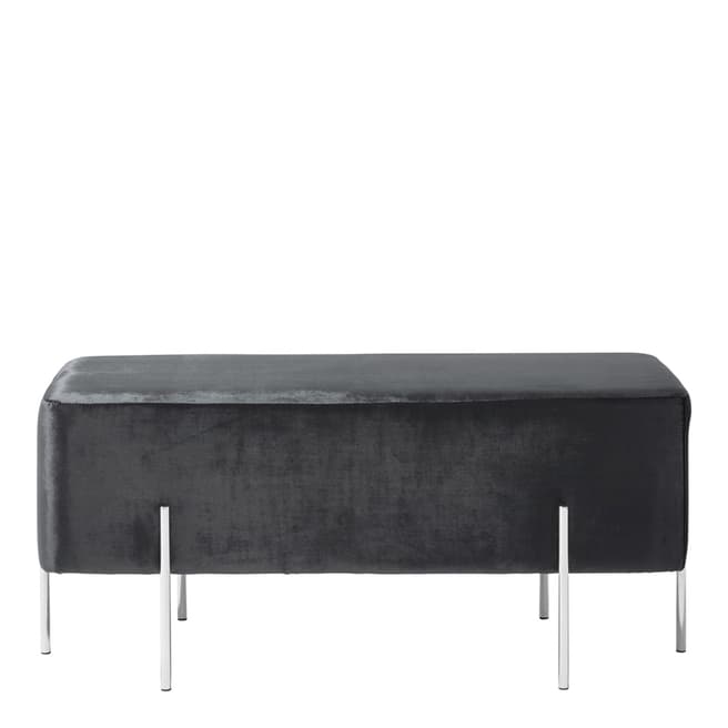 Serene Madelyn Black with Silver Bench