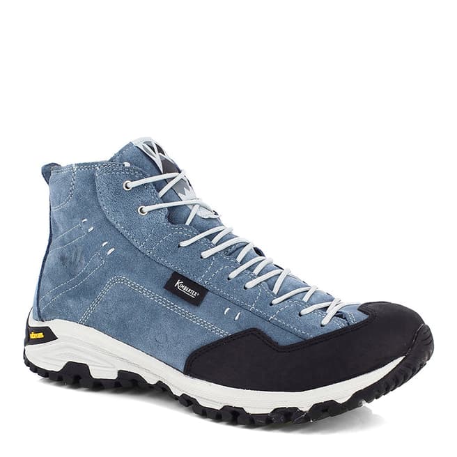 Kimberfeel Blue Leather Rio Hiking Boots