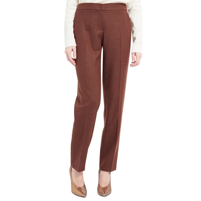 WTR London Brown Dima Wool/Cashmere Trousers