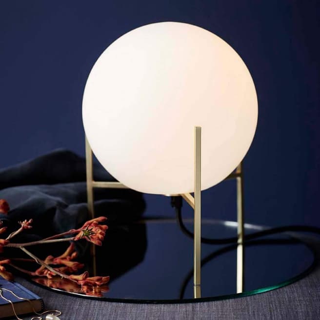Nordlux White/Brass Alton Table Lamp
