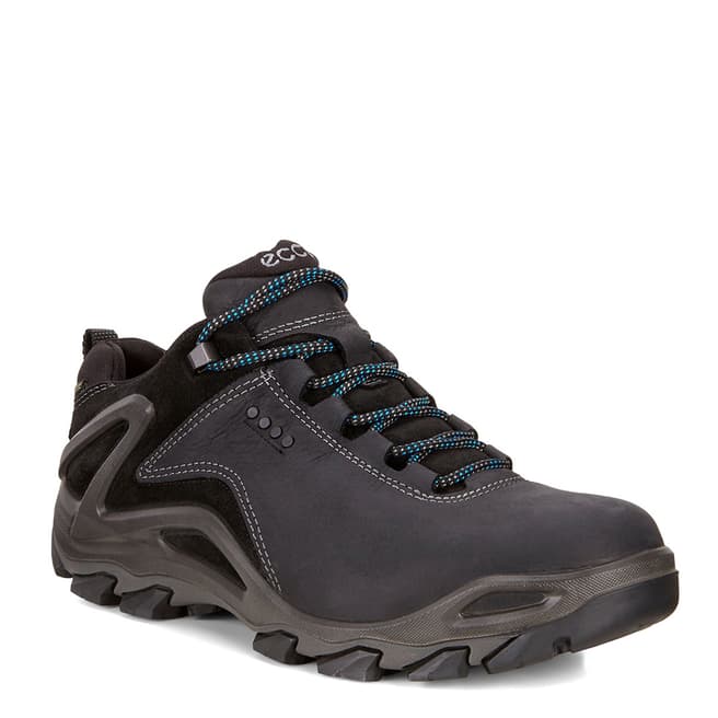 ECCO Black and Grey Terra Evo Hiking Boots 