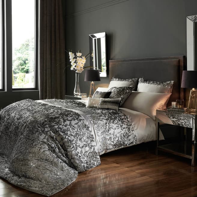Kylie Minogue Angelina Double Duvet Cover, Truffle