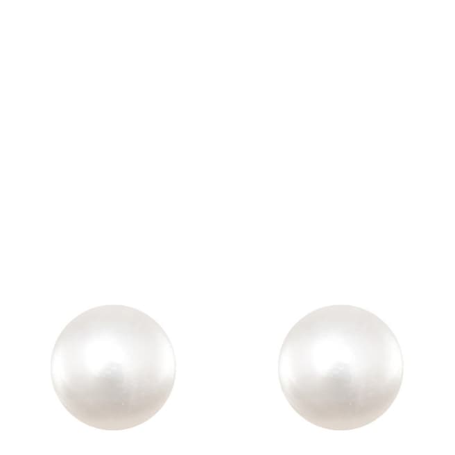 Chloe Collection by Liv Oliver Gold Plated Pearl Stud Earrings